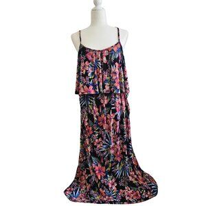 Women's Sleeveless Floral Maxi Dress
